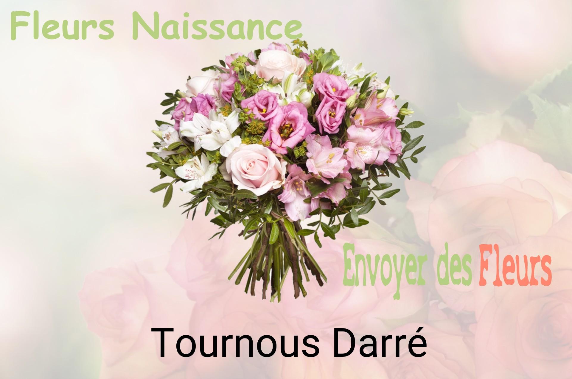 Bouquet de fleurs de naissance livré à Tournous-Darré
